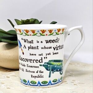 Fine Bone China Emerson Quote Mug Coffee Cup